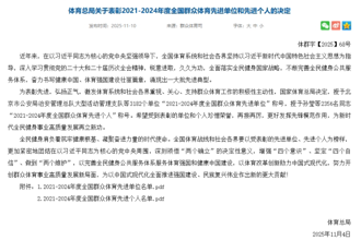 祝贺！我校体育与健康学院荣获“2021-2024年度全国群众体育先进单位”称号