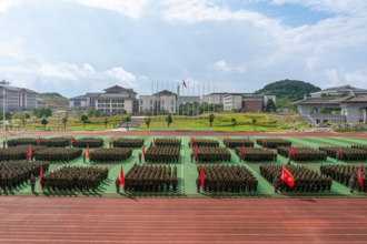 贵州民族大学举行2021级学生军训动员暨国防教育思政课开班动员大会