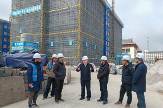 吴一文到学生宿舍扩建项目工地开展安全生产检查