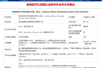 再获批！贵州民族大学林肯联合学院启航！
